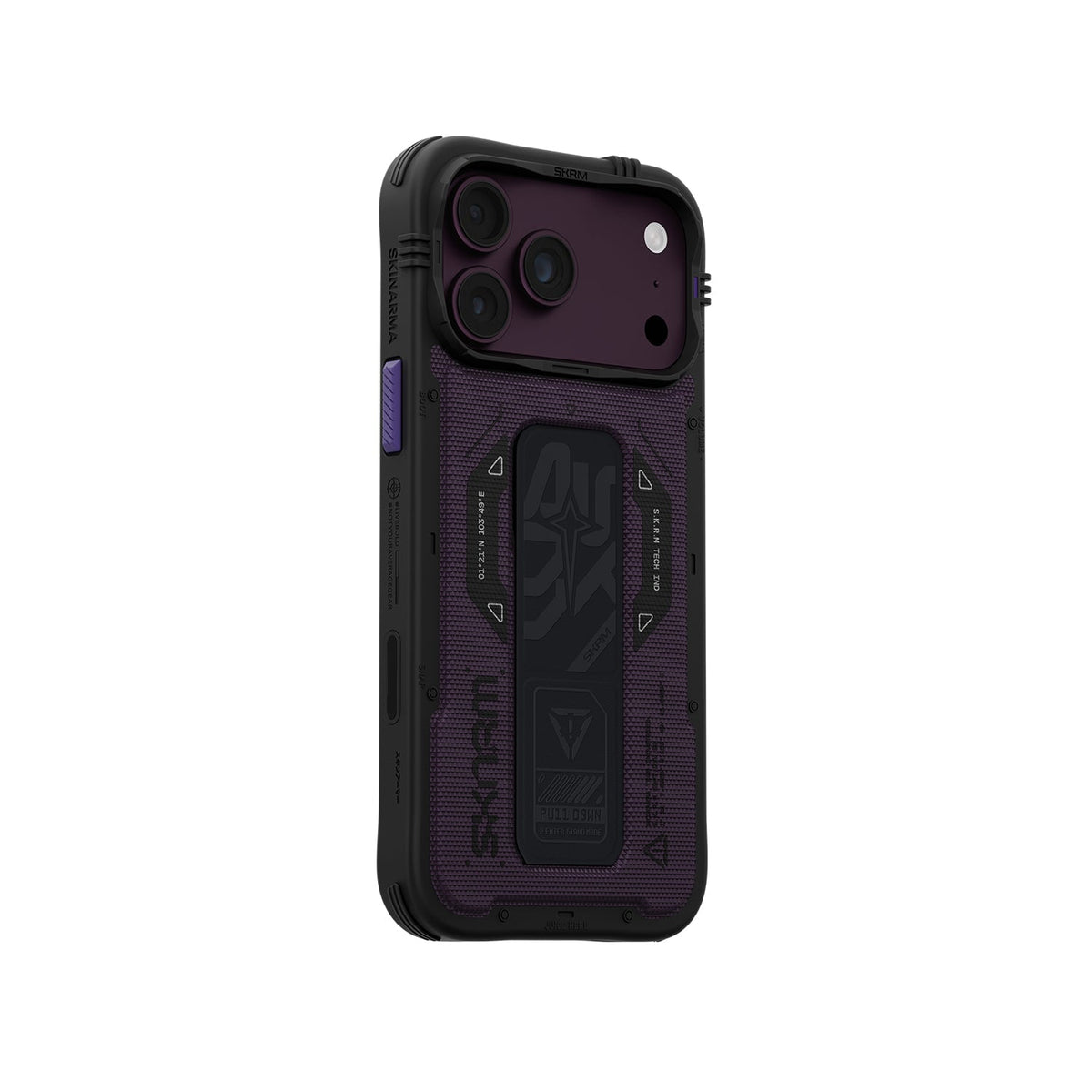 Skinarma Phantam Magsafe-Comatible With Integranted Grip Stand Case For Iphone 18 Pro & 18 Pro Max
