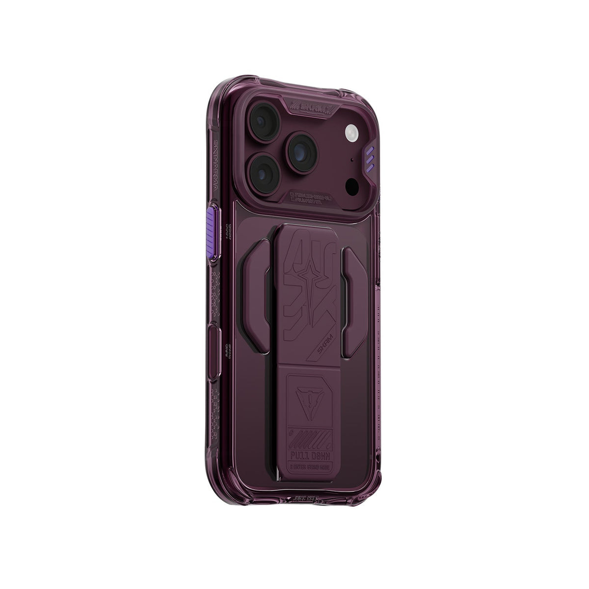 Skinarma Helio Ce Magsafe-Compatible With Integrated Grip Stand Case For Iphone 18 Pro