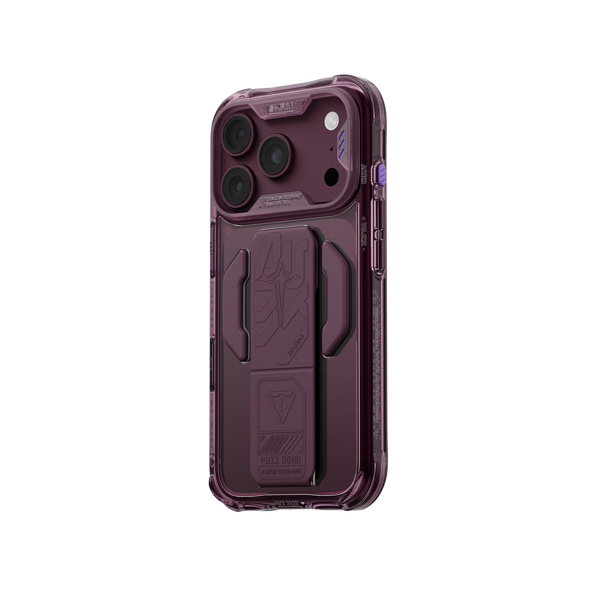 Skinarma Helio Ce Magsafe-Compatible With Integrated Grip Stand Case For Iphone 18 Pro
