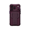 Skinarma Helio Ce Magsafe-Compatible With Integrated Grip Stand Case For Iphone 18 Pro Max | Burgundy