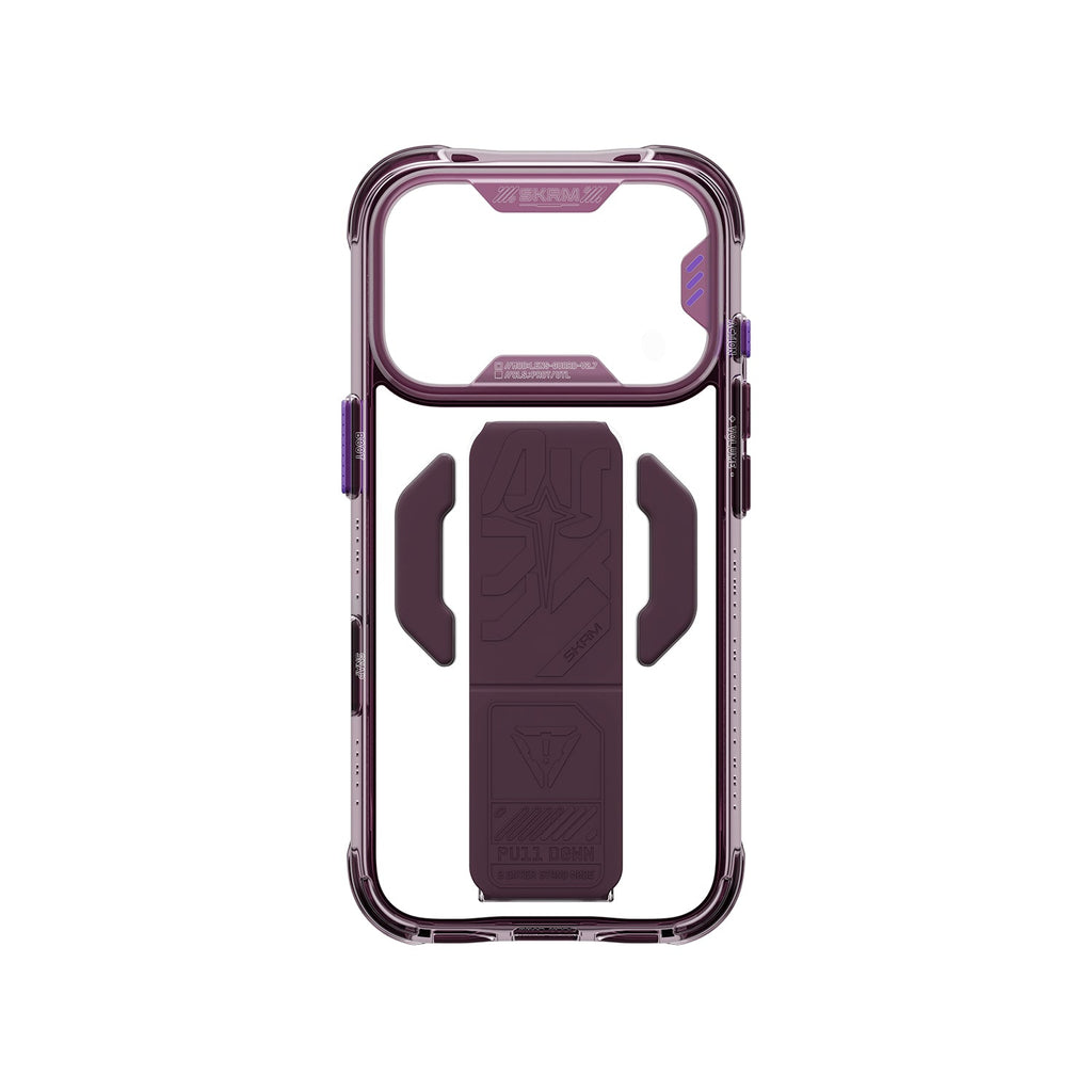 Skinarma Helio Ce Magsafe-Compatible With Integrated Grip Stand Case For Iphone 18 Pro Max | Burgundy