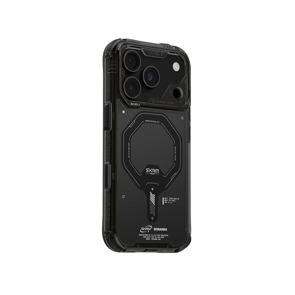 Skinarma Saidomag-Charge Clear Case For Iphone 18 Pro | Graphite