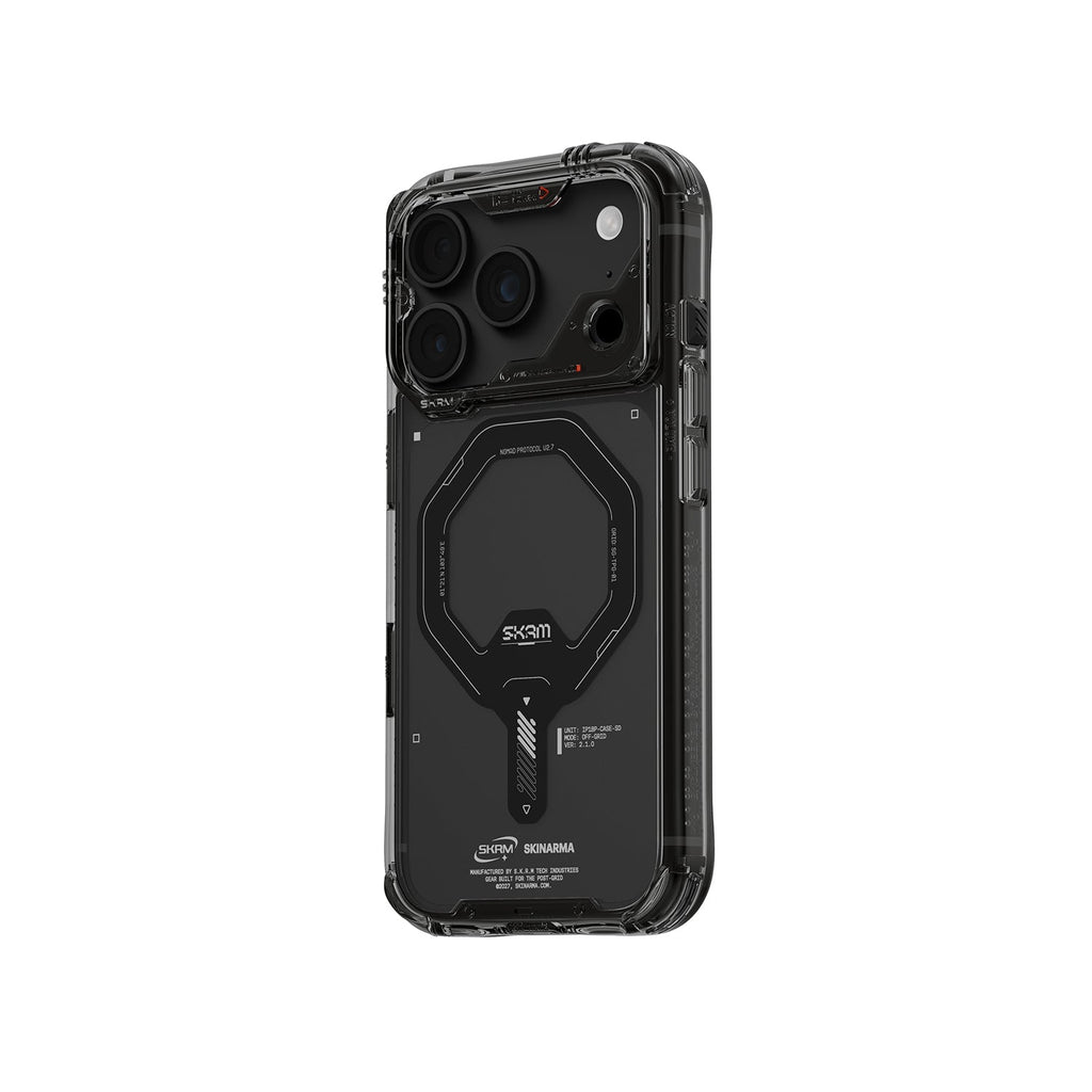 Skinarma Saidomag-Charge Clear Case For Iphone 18 Pro | Graphite