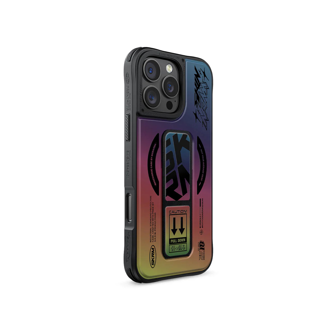 SkinArma iPhone 16 Pro Max Kira Kobai MagSafe Case With Grip Stand | Hologram