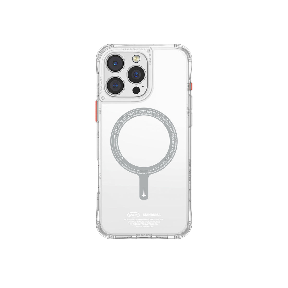 SkinArma iPhone 16 Pro Saido Clear MagSafe Case | Clear