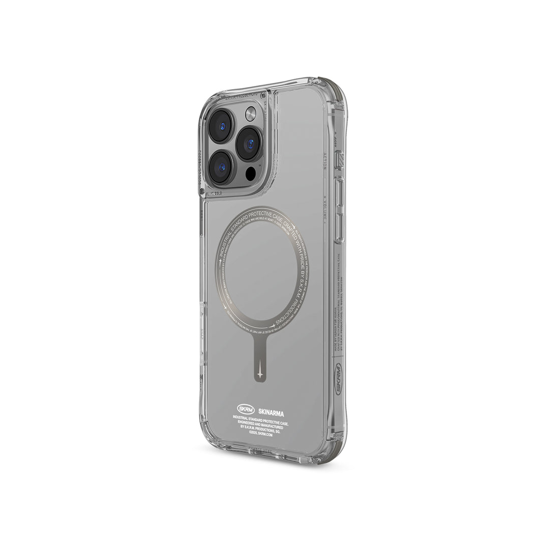 SkinArma iPhone 16 Pro Max Saido Prime Edition Magsafe Case | Titanium
