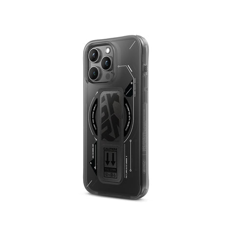 SkinArma iPhone 16 Pro Max Helio MagSafe Case With Grip Stand | Black
