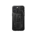 SkinArma Helio Clear Case MagSafe With GripStand For iPhone 15 Pro | Black