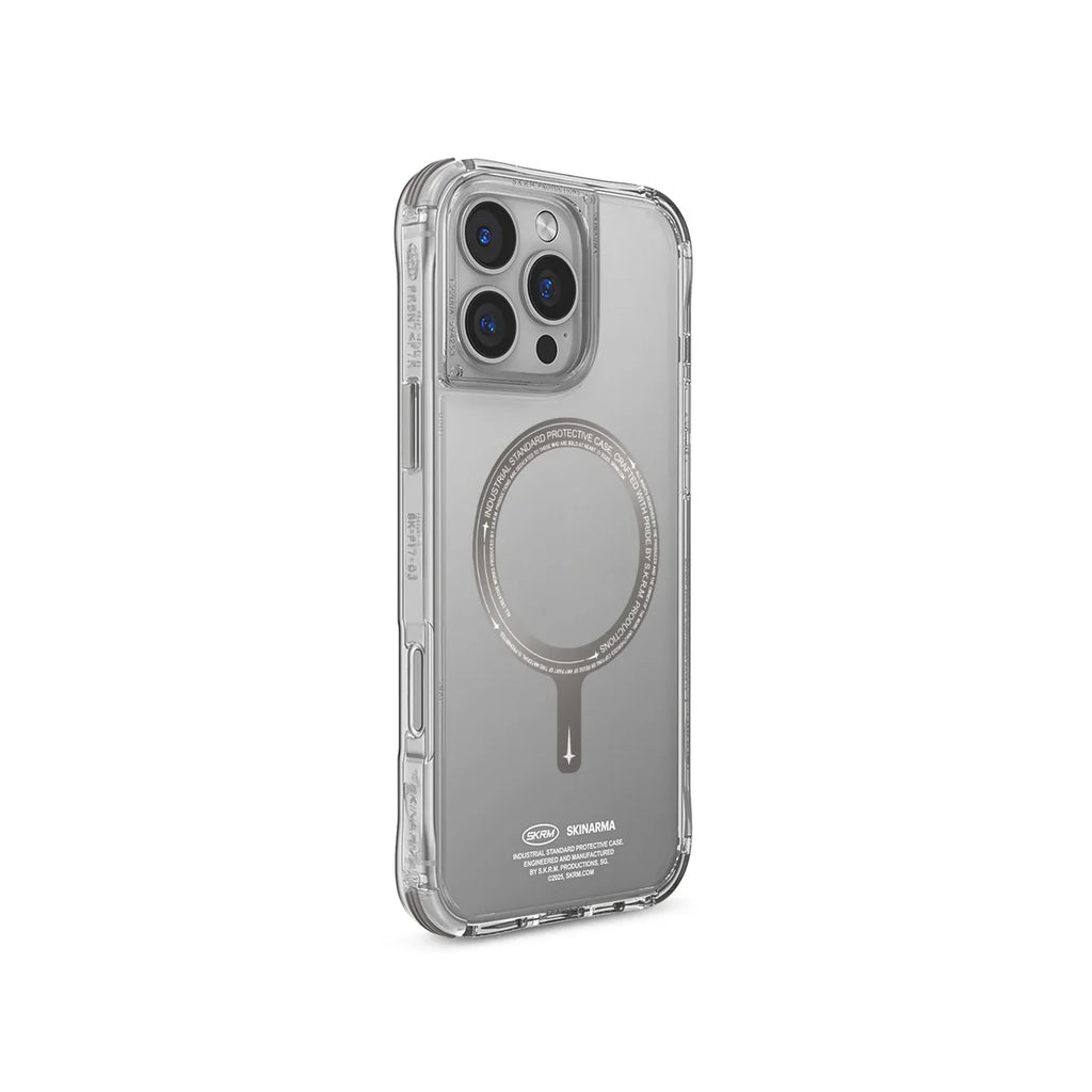 SkinArma iPhone 16 Pro Bundle Saido Kado Mag-Charge Card Holder + Saido MagSafe Case Titanium