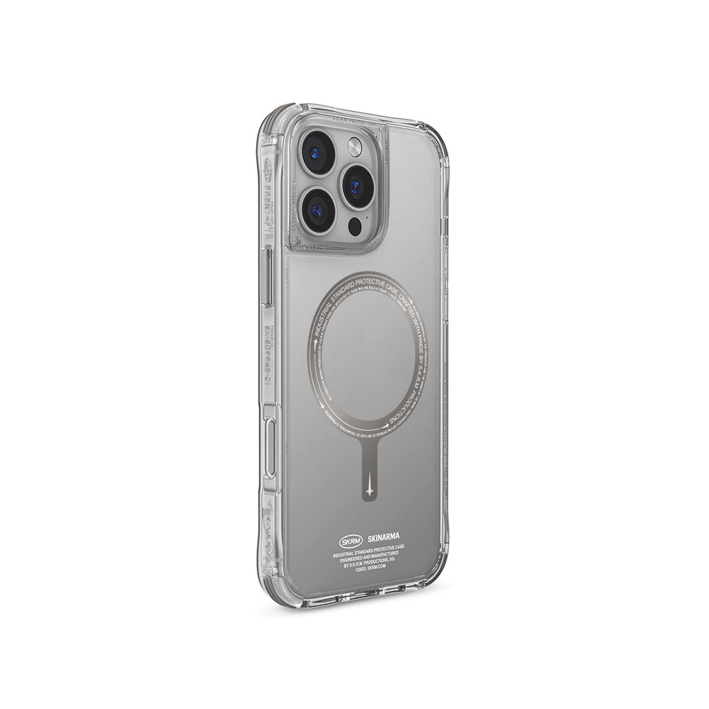 SkinArma iPhone 16 Pro Max Saido Prime Edition Magsafe Case | Titanium