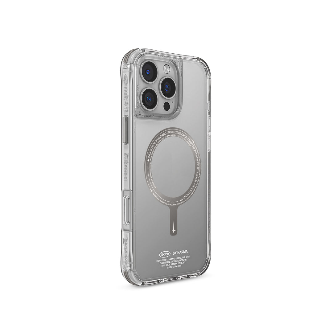 SkinArma iPhone 16 Pro Max Saido Prime Edition Magsafe Case | Titanium
