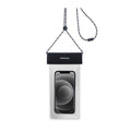 Momax Waterproof Pouch with universal neck strap | Space Grey