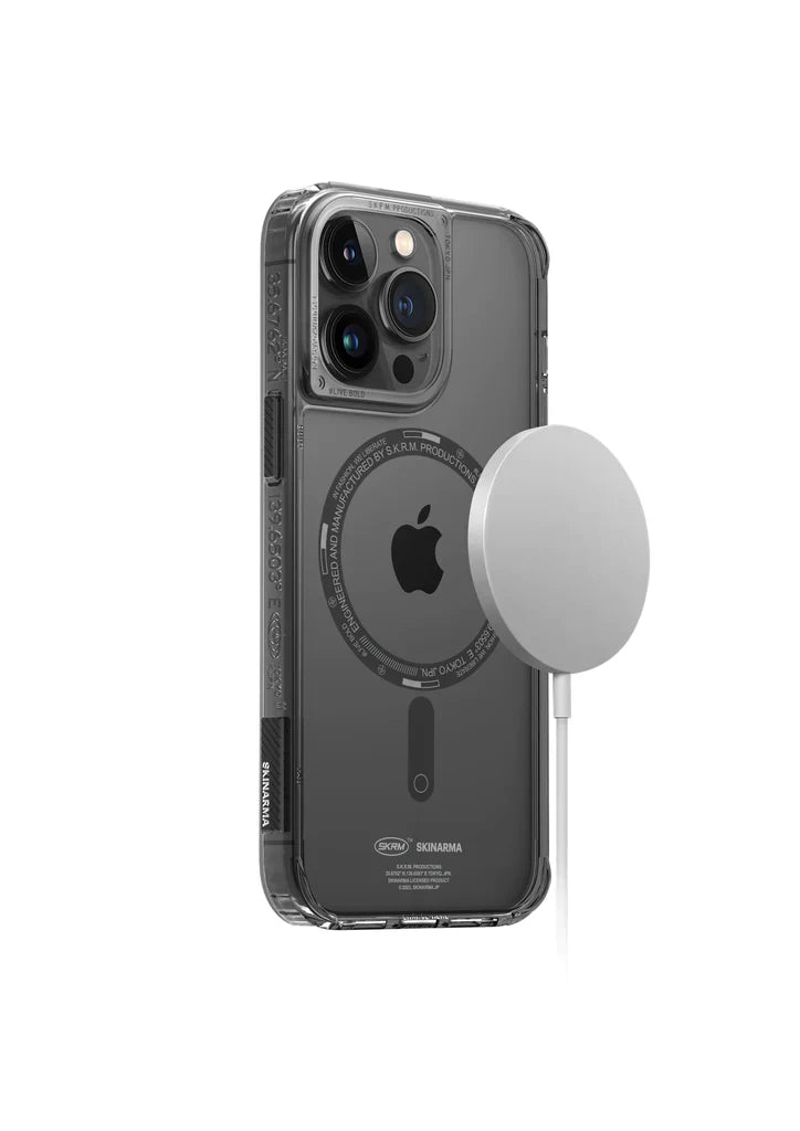 SkinArma Saido iPhone 15 Pro MagSafe Cover | Black