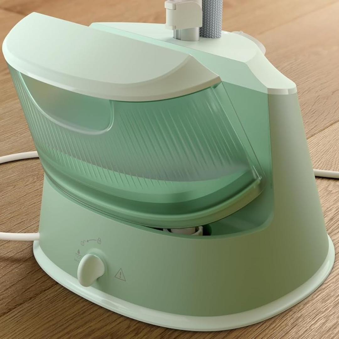Philips 1000 Series Upright Garment Steamer, 1.8L, 1600W | Green & Gray