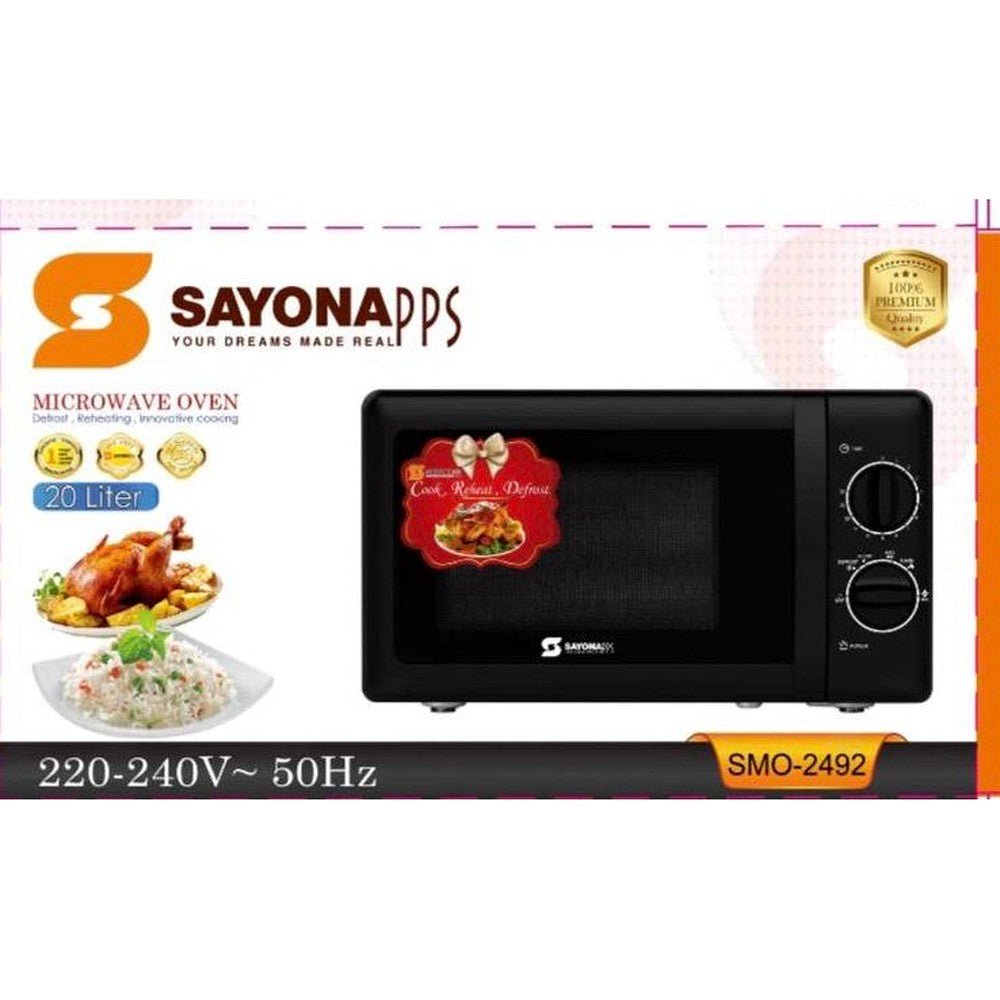 SAYONA 20L Microwave Oven  | Black