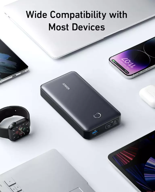 Anker 537 Power Bank Powercore 24000mAh For Laptop And Mobiles 65w Pd