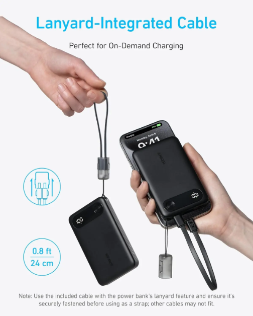 Anker Power Bank 10,000mAh – 22.5W Fast Charging | Black