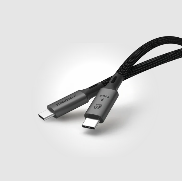 Momax Elite 100W USB-CUSB3.2.Gen 2x2 20Gbps Cable 2m | Black