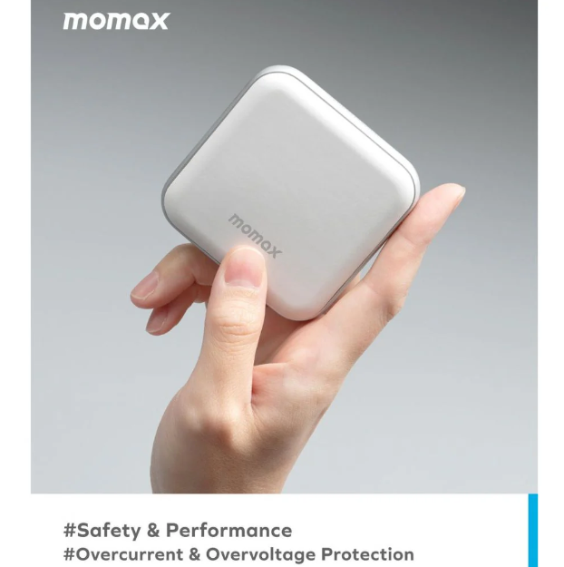 Momax Q.mag Power2 3500 mAh Magnetic Wireless Battery Pack | White