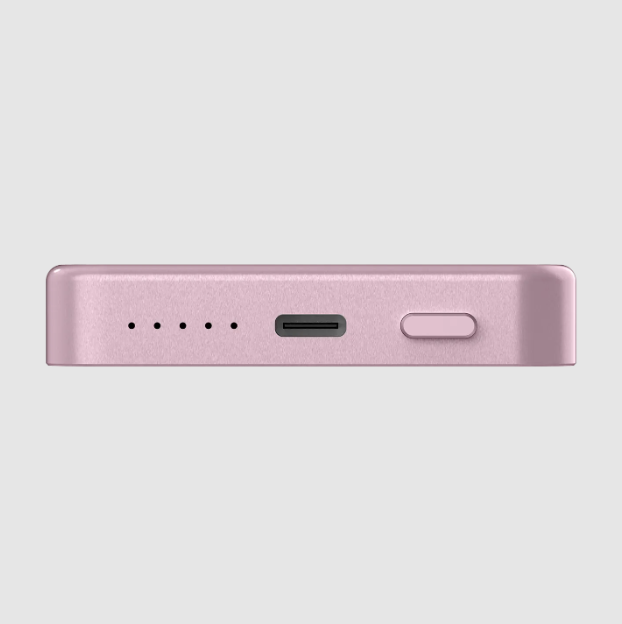 Momax Q.mag Power6 5000 Magnetic Wireless Battery Pack | Pink