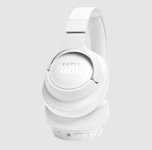 JBL Tune 720BT Wireless Over-Ear Headphones Pure Bass Sound | White
