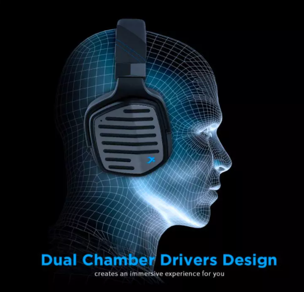 XIBERIA Wireless Headphone Gaming Headset with Base Station
