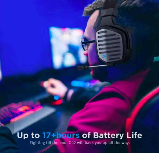 XIBERIA Wireless Headphone Gaming Headset with Base Station