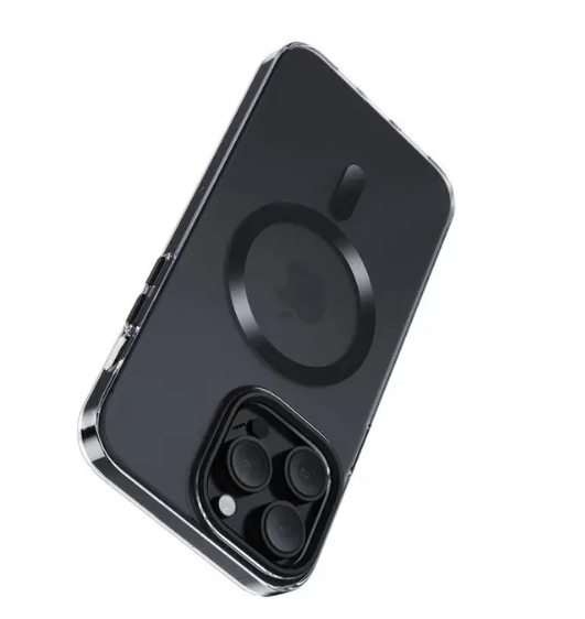 Hoco Transparent Magnetic Case For iPhone 15 Pro | Smoke