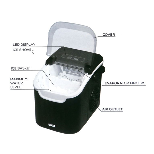 SAGA 12 kg Ice Maker