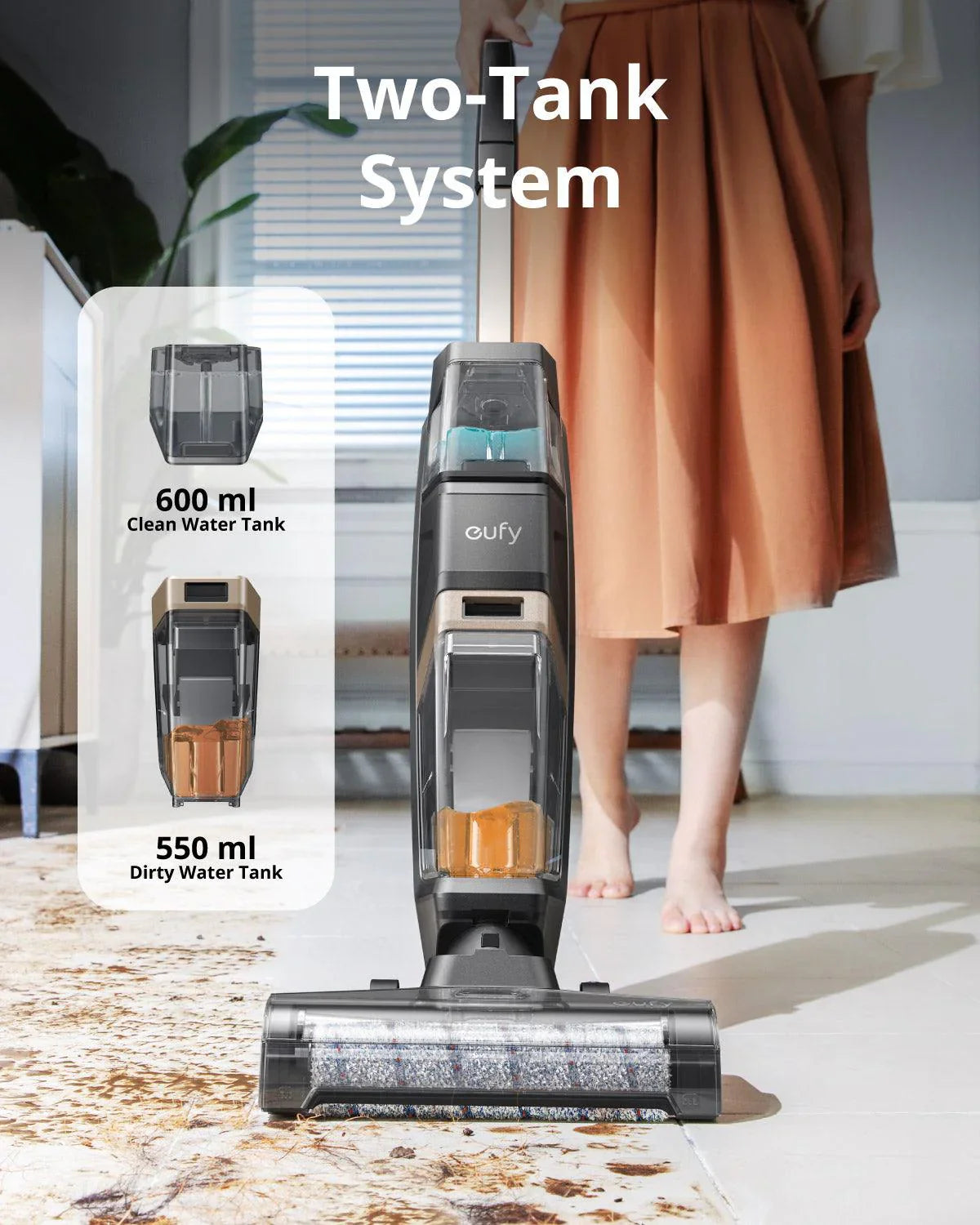 Eufy W31 WetVac 5-in-1 Wet and Dry Cordless Vacuum Cleaner