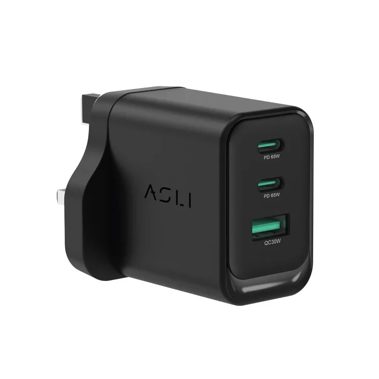 Asli Global ThunderVolt Surge 65W Power Delivery GAN 3 USB Wall Charger