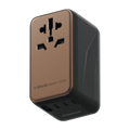 Momax 1-World 170W GaN 4-Port + AC Travel Adapter | Desert Titanium