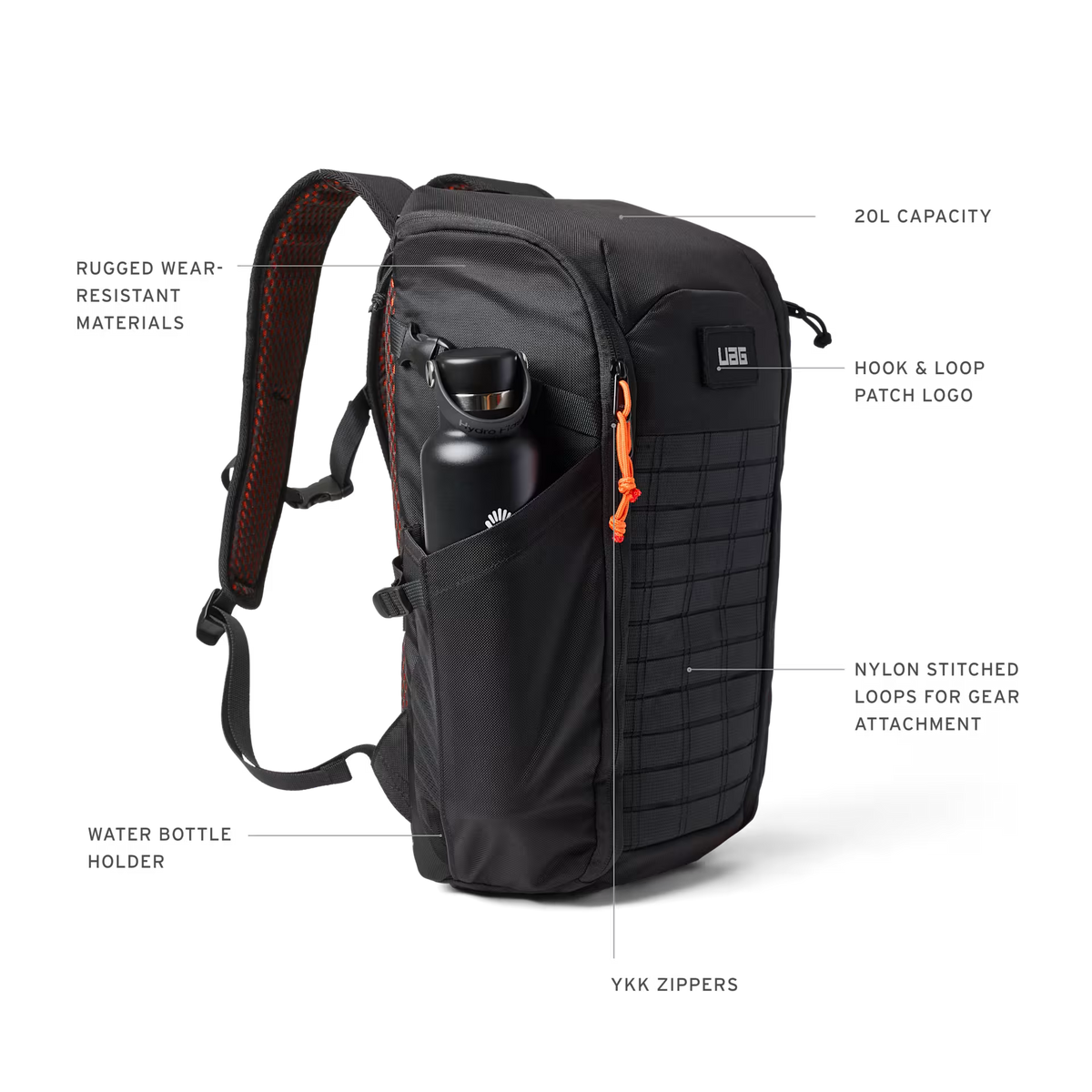 Uag Civilian Backpack â€“ 20L Capacity