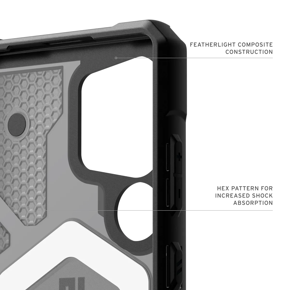 UAG Samsung Galaxy S25 Ultra Pathfinder Clear Magsafe Case | Ash