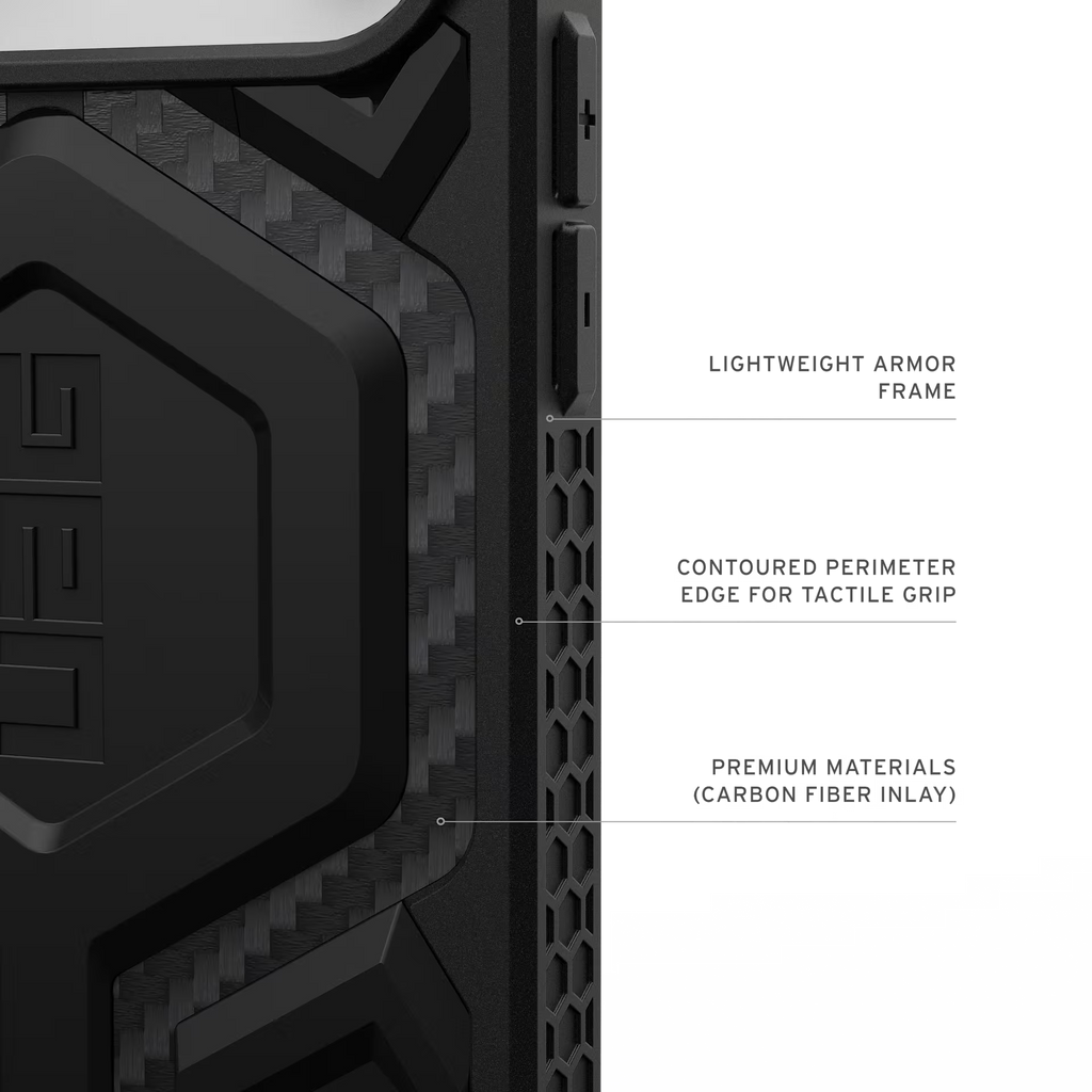 UAG iPhone 17 Pro Max Monarch Pro Magsafe Case | Carbon Fiber
