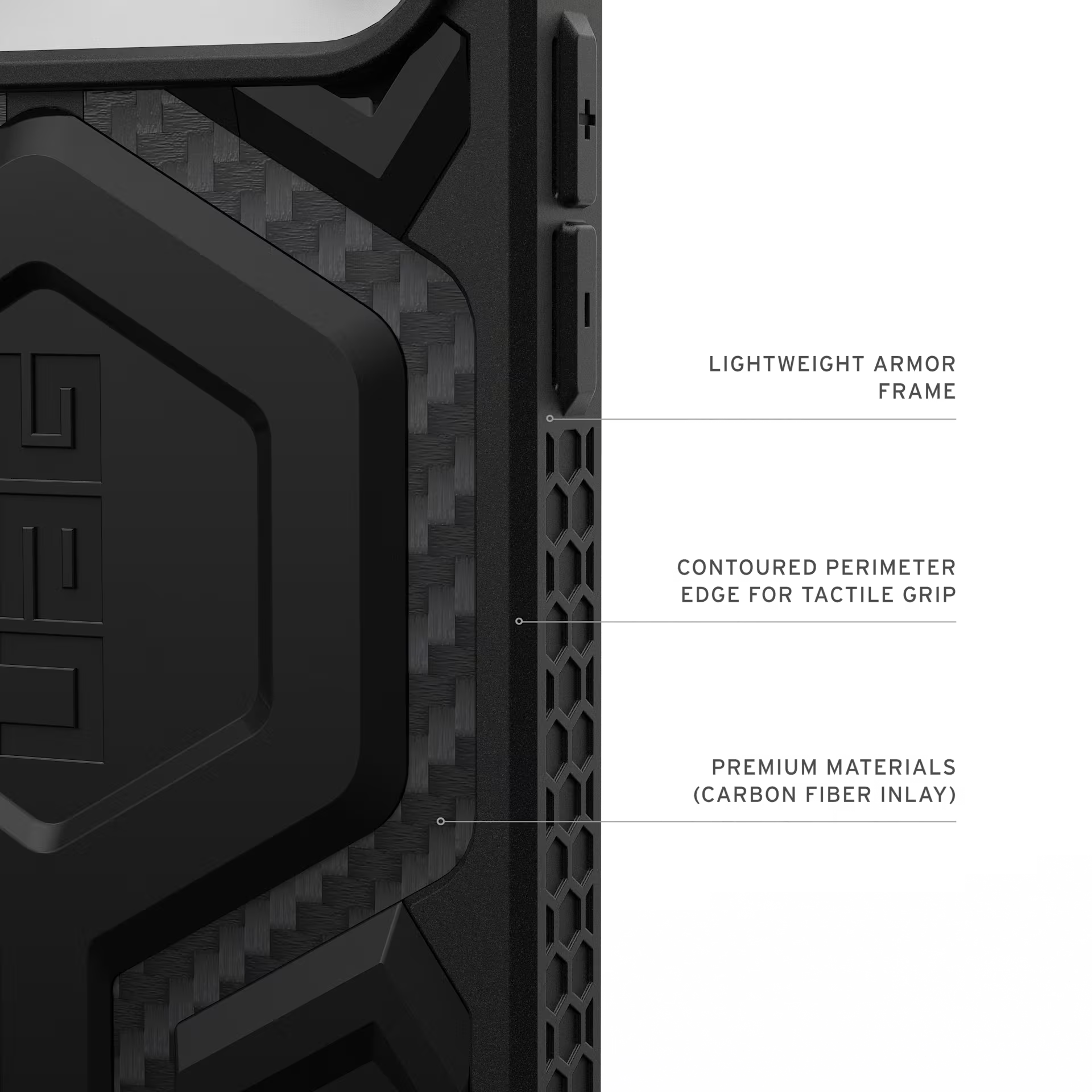 UAG iPhone 17 Pro Max Monarch Pro Magsafe Case | Carbon Fiber