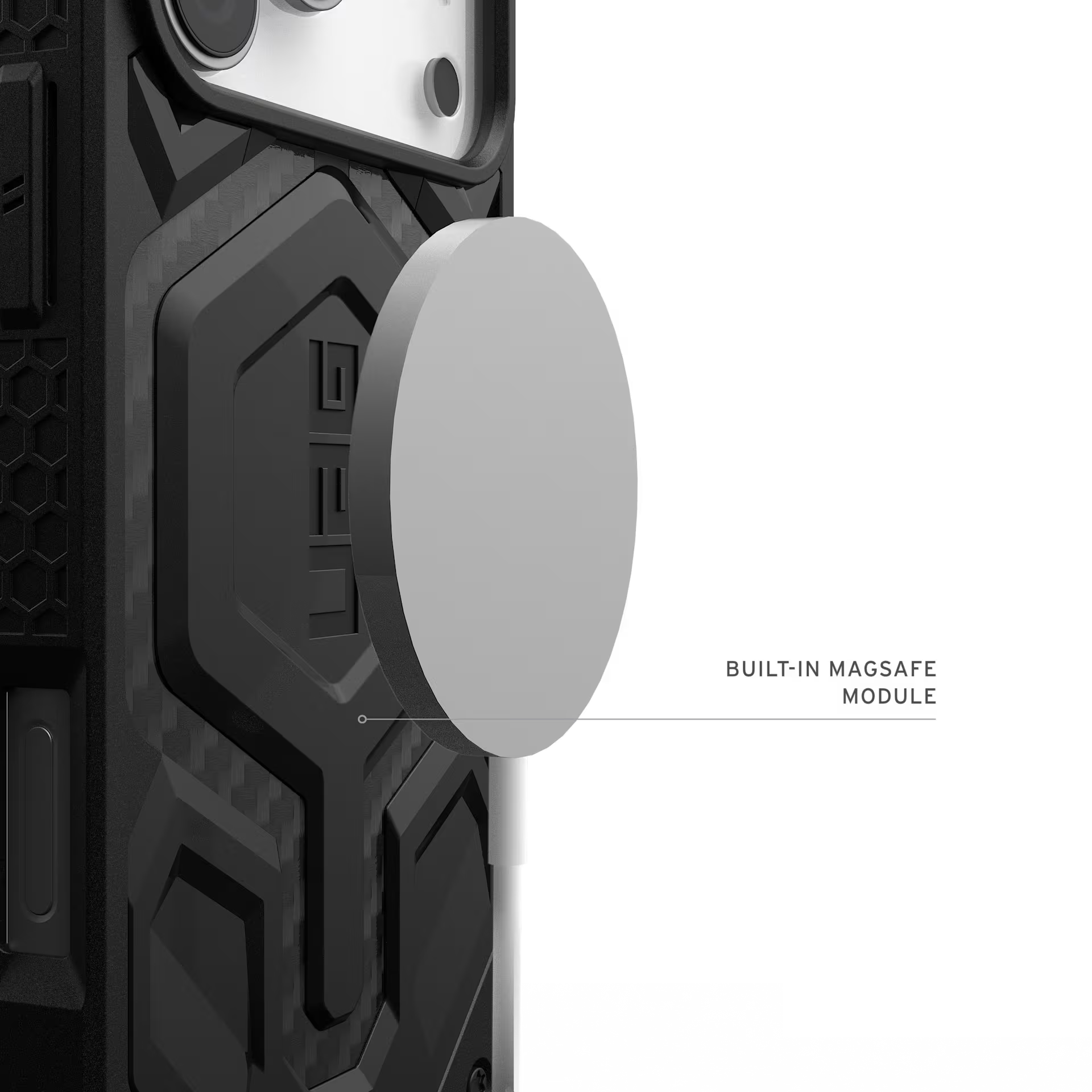 UAG iPhone 17 Pro Max Monarch Pro Magsafe Case | Carbon Fiber
