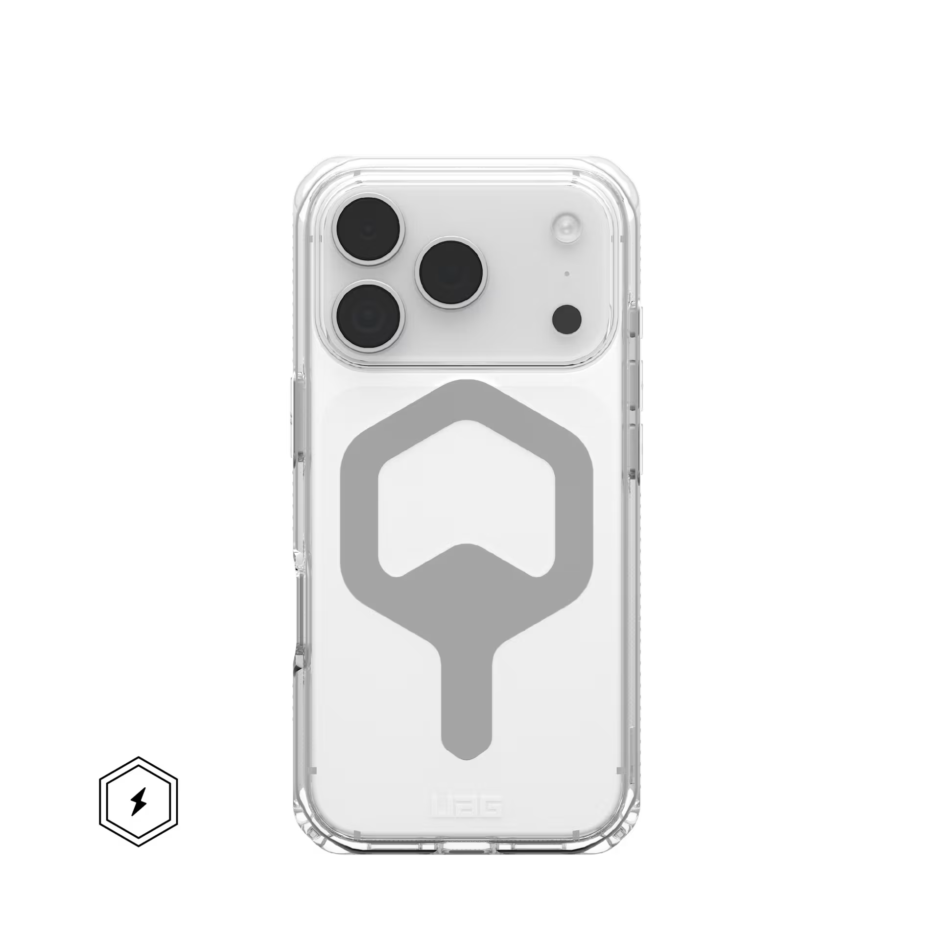 UAG iPhone 17 Pro Plyo Magsafe Case | Ice/Silver