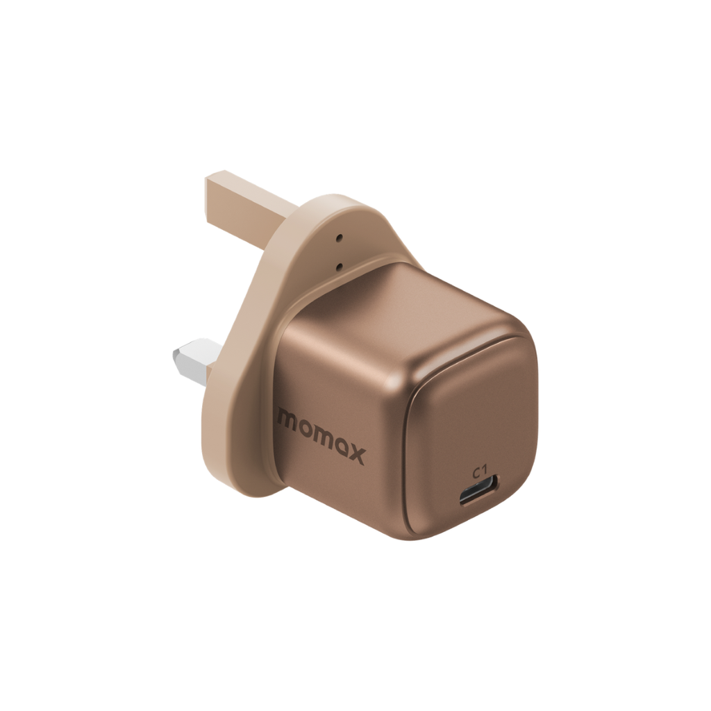 Momax 1-Charger 30W Gan Tech 1-Port Charger | Sandstone