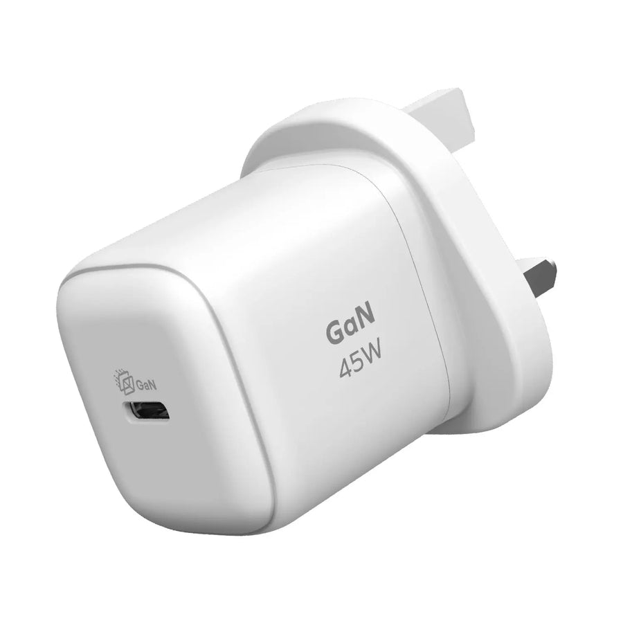 Momax 1-charger 45w Usb-c Port Gan Charger | White
