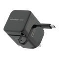 Momax 1-Charger 1-Port 65W Gan Charger With Retractable Usb-C Cable | Black