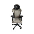 Black Bull Gaming Chair with Adjustable Molded Headrest â€“ Fabric | Gray / Black