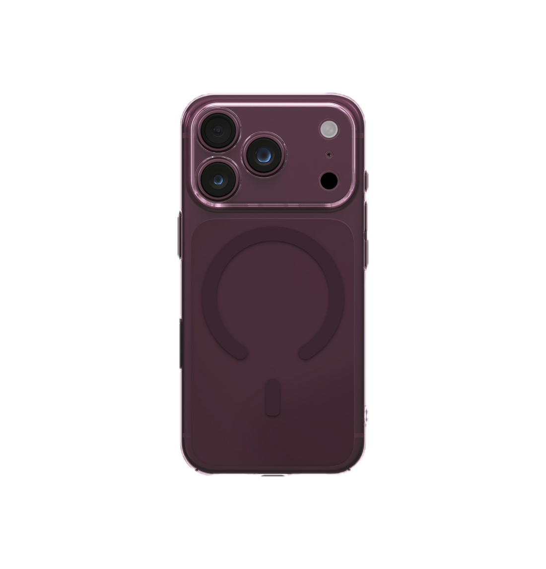 UNIQ Airsuit Ultra-Slim Case for iPhone 18 Pro â?? Long-Lasting Clarity, MagSafe | Glossy Burgundy
