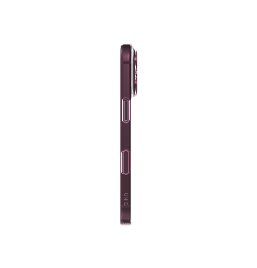 UNIQ Airsuit Ultra-Slim Case for iPhone 18 Pro â?? Long-Lasting Clarity, MagSafe | Glossy Burgundy