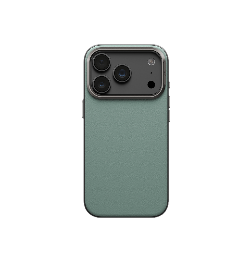 UNIQ Lyden Vegan Leather Case for iPhone 18 Pro â€“ Aluminum Bezel, MagSafe Compatible