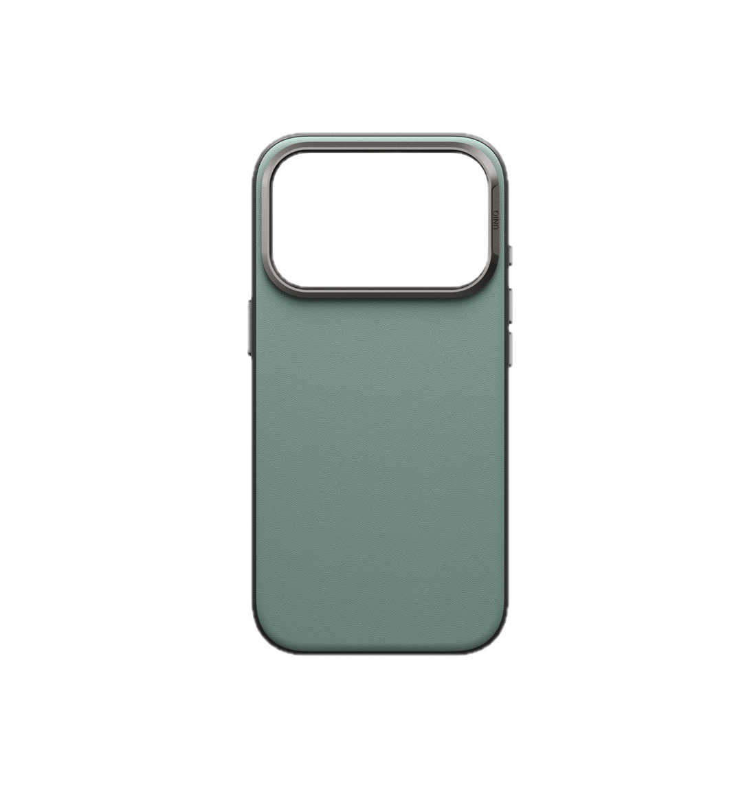 UNIQ Lyden Vegan Leather Case for iPhone 18 Pro â€“ Aluminum Bezel, MagSafe Compatible