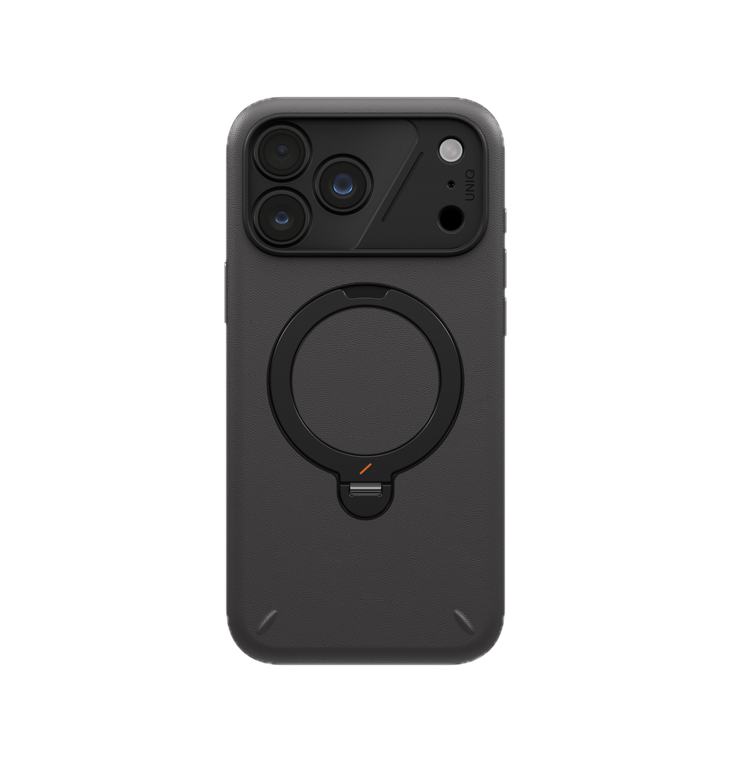 UNIQ Elix Case for iPhone 18 Pro & 18 Pro Max â?? Smudge-Resistant, 360° Rotating Kickstand, MagSafe Compatible