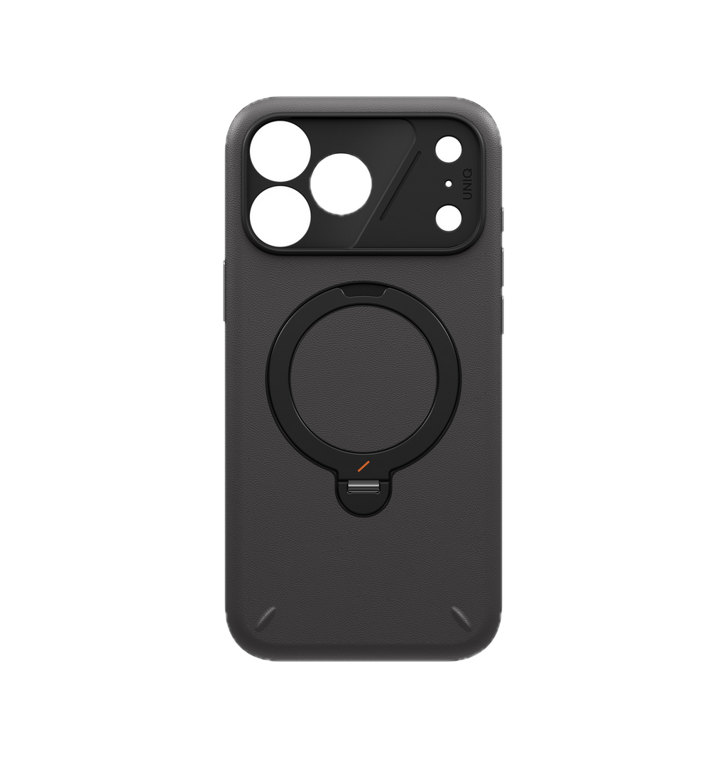 UNIQ Elix Case for iPhone 18 Pro & 18 Pro Max â€“ Smudge-Resistant, 360Â° Rotating Kickstand, MagSafe Compatible