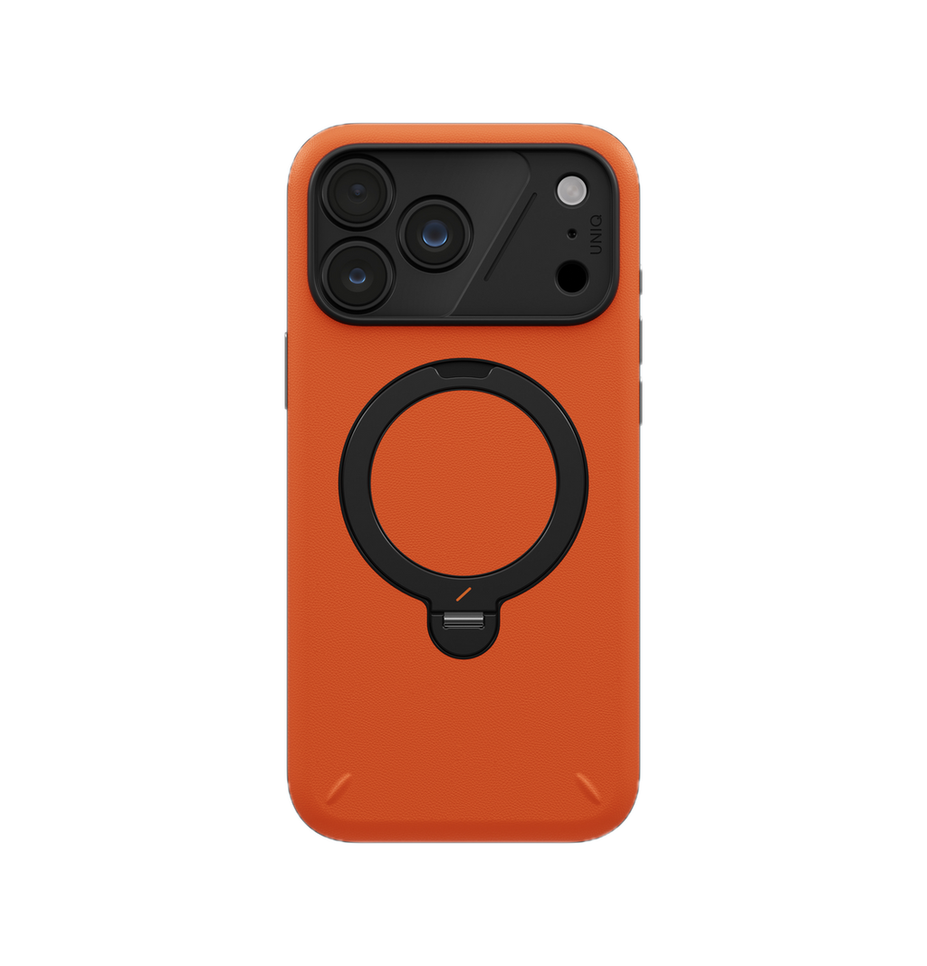 UNIQ Elix Case for iPhone 18 Pro & 18 Pro Max â€“ Smudge-Resistant, 360Â° Rotating Kickstand, MagSafe Compatible