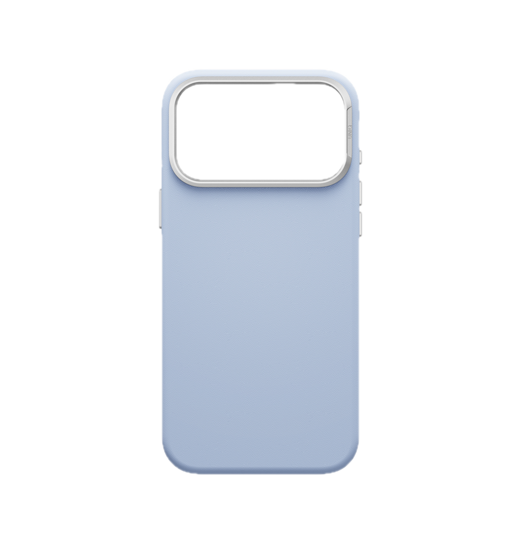 UNIQ Lyden Vegan Leather Case for iPhone 18 Pro Max â?? Aluminum Bezel, MagSafe Compatible